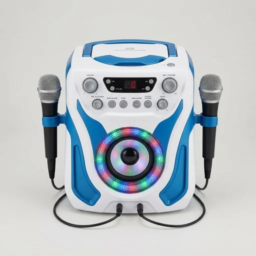 Singing Machine SML283W CDG Karaoke Machine with Voice Tracker